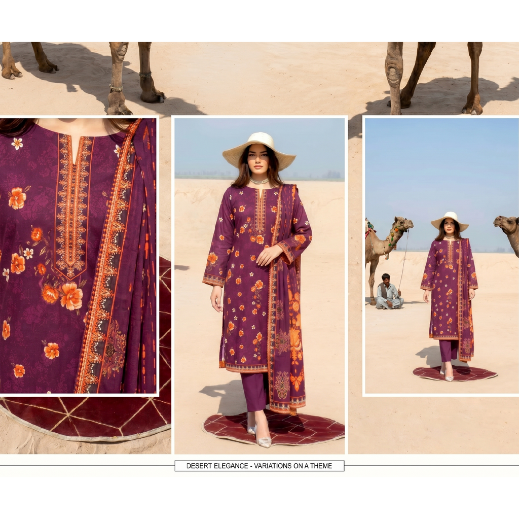3PC Premium Lawn Collection