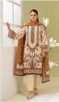 Velora Lawn 3-Piece – Beige Cream